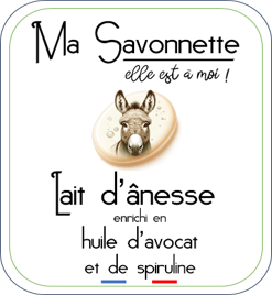 Savon Lait d'ânesse - Avocat - Spiruline